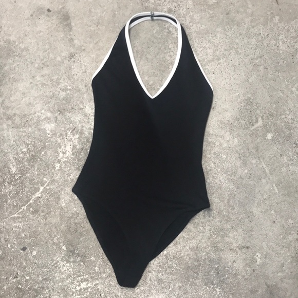 white halter top bodysuit